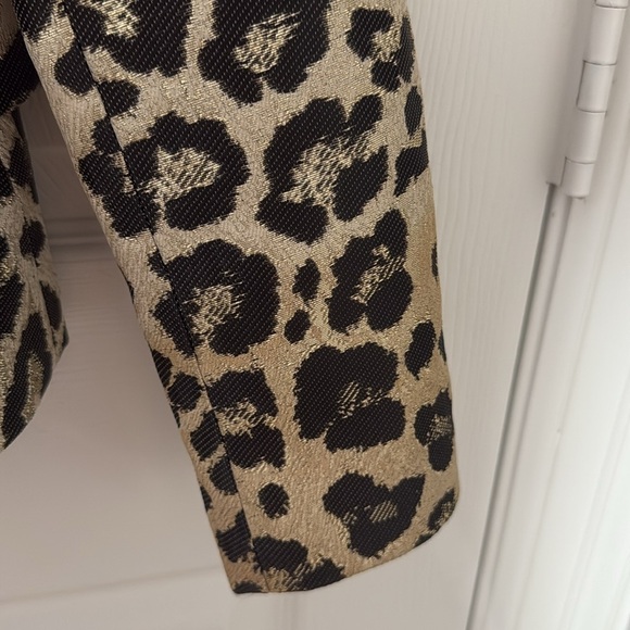 Leopard Print Women's blazer Boston proper sz2 - Picture 3 of 5